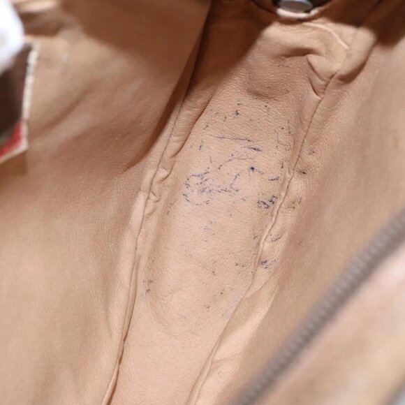 GUCCI GG Supreme Web Sherry Line Clutch Bag PVC Beige Gold 89 01 034 Auth am7287 - Picture 12 of 16